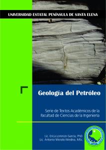 Cover for Geología del Petroleo